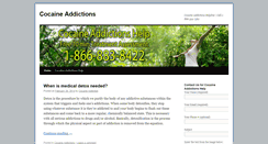 Desktop Screenshot of cocaineaddictions.com